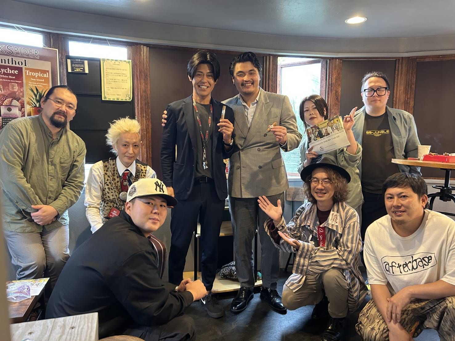 Von Klaren高崎店でのALADINOテイスティングイベント参加者集合写真